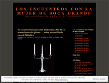 Tablet Screenshot of mujerdebocagrande.wordpress.com