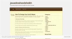 Desktop Screenshot of jawadrasheedsheikh.wordpress.com