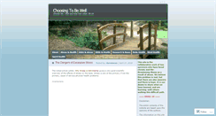 Desktop Screenshot of choosingtobewell.wordpress.com