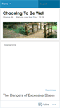 Mobile Screenshot of choosingtobewell.wordpress.com