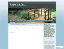 Tablet Screenshot of choosingtobewell.wordpress.com