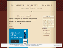 Tablet Screenshot of econ2106si.wordpress.com
