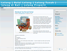 Tablet Screenshot of kantorlelang.wordpress.com