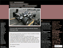 Tablet Screenshot of christianmotorsports.wordpress.com