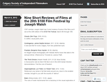 Tablet Screenshot of csifblog.wordpress.com