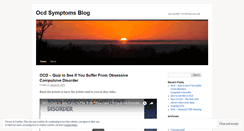 Desktop Screenshot of ocdsymptomsblog.wordpress.com