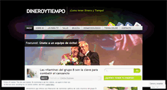 Desktop Screenshot of dineroytiempo.wordpress.com