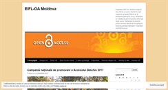 Desktop Screenshot of eifloamoldova.wordpress.com