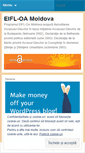 Mobile Screenshot of eifloamoldova.wordpress.com