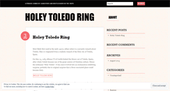 Desktop Screenshot of holeytoledoring.wordpress.com