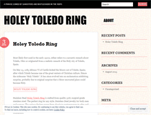 Tablet Screenshot of holeytoledoring.wordpress.com