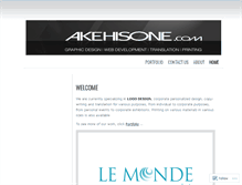 Tablet Screenshot of akehisone.wordpress.com