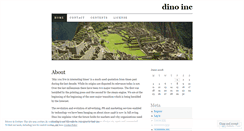Desktop Screenshot of dinoinc.wordpress.com