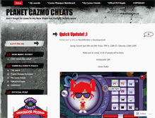 Tablet Screenshot of cazmocheats1.wordpress.com