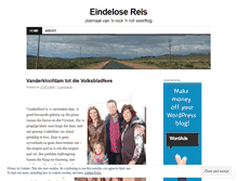 Tablet Screenshot of eindelosereis.wordpress.com