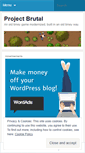 Mobile Screenshot of projectbrutal.wordpress.com