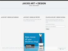 Tablet Screenshot of jaxxisart.wordpress.com