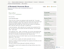 Tablet Screenshot of amothersojourn.wordpress.com