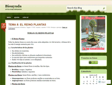 Tablet Screenshot of bioayuda.wordpress.com