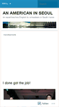 Mobile Screenshot of anamericaninseoul.wordpress.com