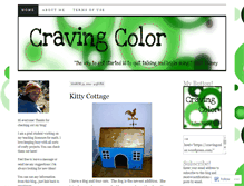 Tablet Screenshot of cravingcolor.wordpress.com