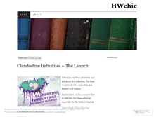 Tablet Screenshot of hwchic.wordpress.com