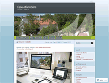 Tablet Screenshot of casaalfarrobeira.wordpress.com