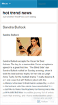 Mobile Screenshot of hottrendnews.wordpress.com