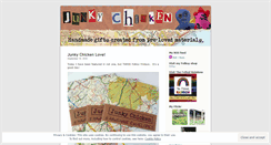 Desktop Screenshot of junkychicken.wordpress.com