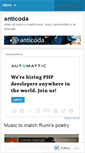 Mobile Screenshot of anticoda.wordpress.com