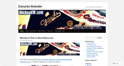 Desktop Screenshot of canucksoutsider.wordpress.com