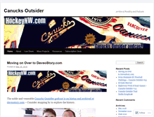 Tablet Screenshot of canucksoutsider.wordpress.com