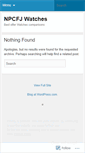 Mobile Screenshot of npcfjwatches.wordpress.com