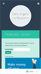 Mobile Screenshot of darkangelsconfessions.wordpress.com