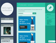 Tablet Screenshot of darkangelsconfessions.wordpress.com
