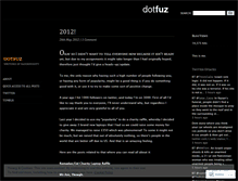 Tablet Screenshot of dotfuz.wordpress.com