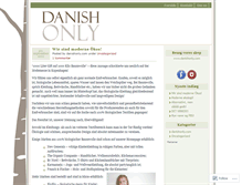 Tablet Screenshot of danishonly.wordpress.com