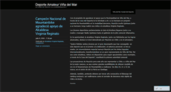 Desktop Screenshot of deporteamateur.wordpress.com