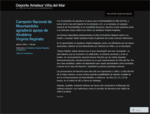 Tablet Screenshot of deporteamateur.wordpress.com