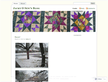 Tablet Screenshot of jackyosews.wordpress.com