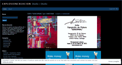 Desktop Screenshot of explosioncreativa.wordpress.com