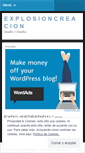 Mobile Screenshot of explosioncreativa.wordpress.com