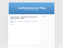 Tablet Screenshot of jacobsonexpress.wordpress.com