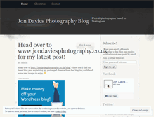 Tablet Screenshot of jondaviesphotography.wordpress.com