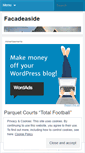 Mobile Screenshot of facadeaside.wordpress.com