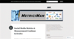 Desktop Screenshot of metricsman.wordpress.com