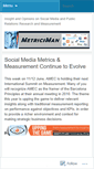 Mobile Screenshot of metricsman.wordpress.com