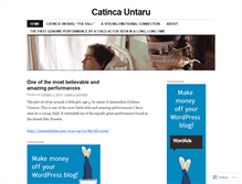 Tablet Screenshot of catincauntaru.wordpress.com