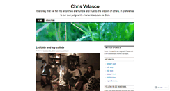 Desktop Screenshot of chrisvelasco.wordpress.com