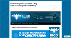 Desktop Screenshot of cursoconcursoflorianopolis.wordpress.com